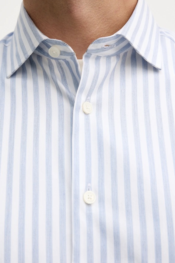 Hackett London cămașă din bumbac HM3010546 albastru