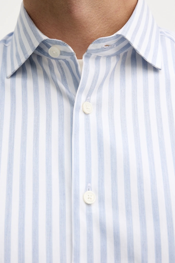 Hackett London cămașă din bumbac HM3010546 albastru