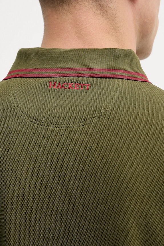 Hackett London polo de bumbac HM5600082 verde