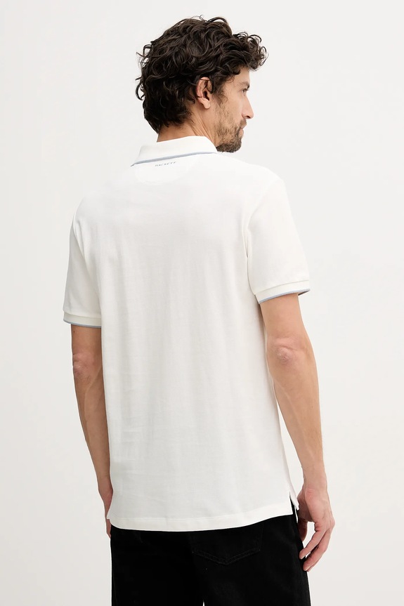 Oblečenie Bavlnené polo tričko Hackett London HM5600085 béžová