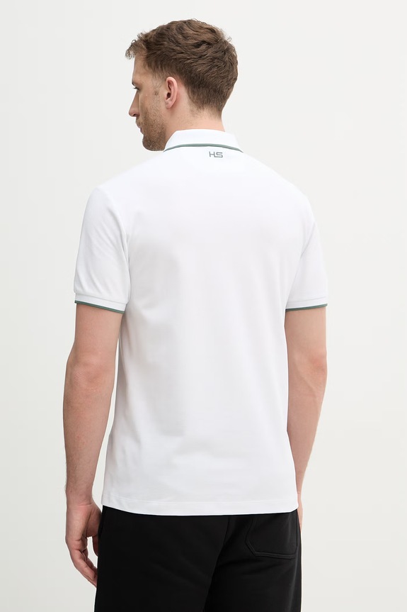 Ρούχα Πόλο Hackett London HM5600112 λευκό