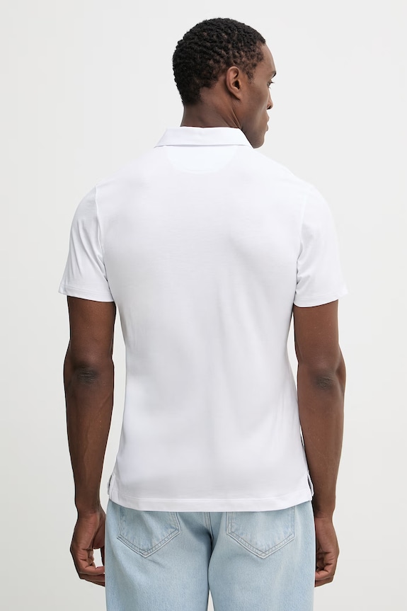 Odjeća Pamučna polo majica Hackett London HM5600098 bijela