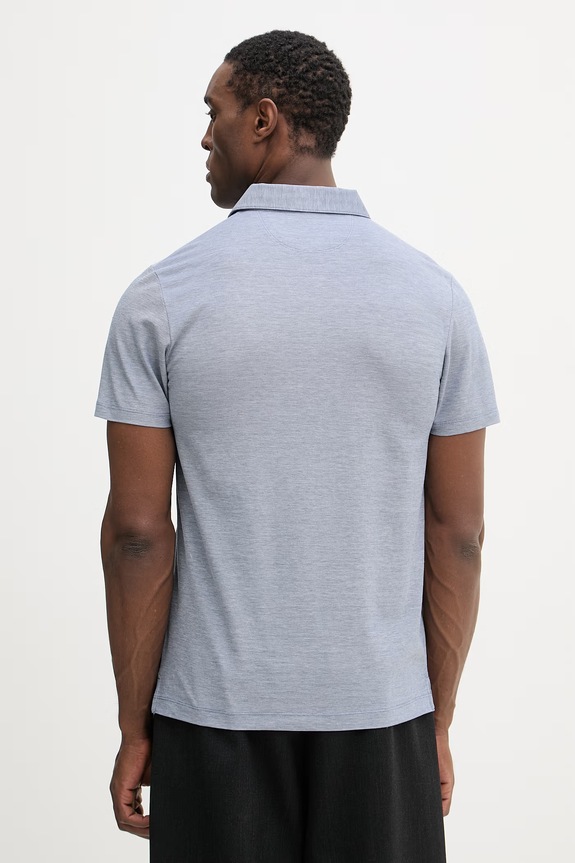 Odzież Hackett London polo bawełniane HM5600139 niebieski