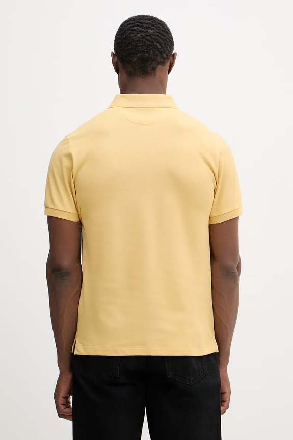 Odzież Hackett London polo bawełniane HM5600148 żółty