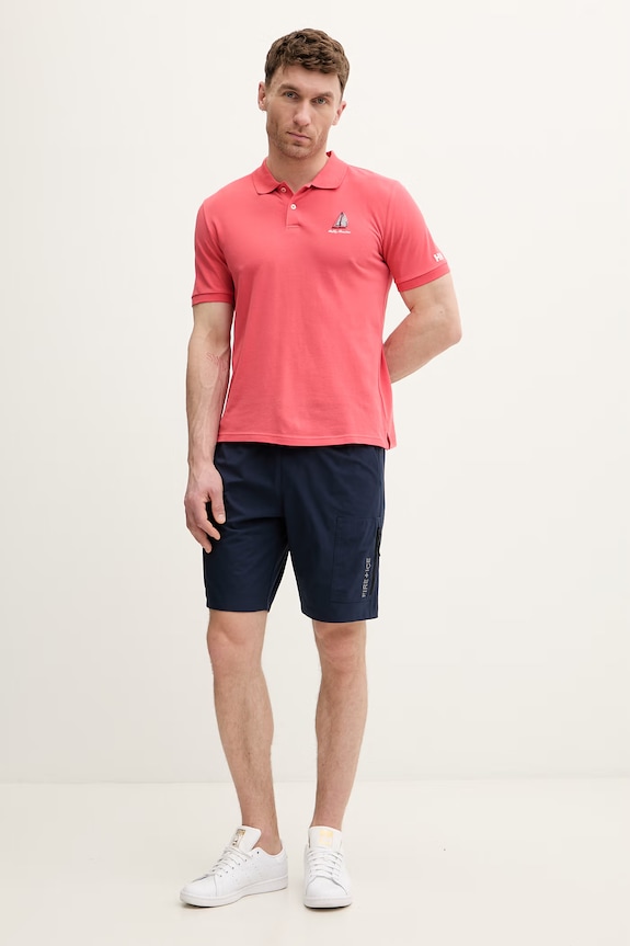 Helly Hansen polo za muškarce od pamuka MESSINA 54540 roza SS26
