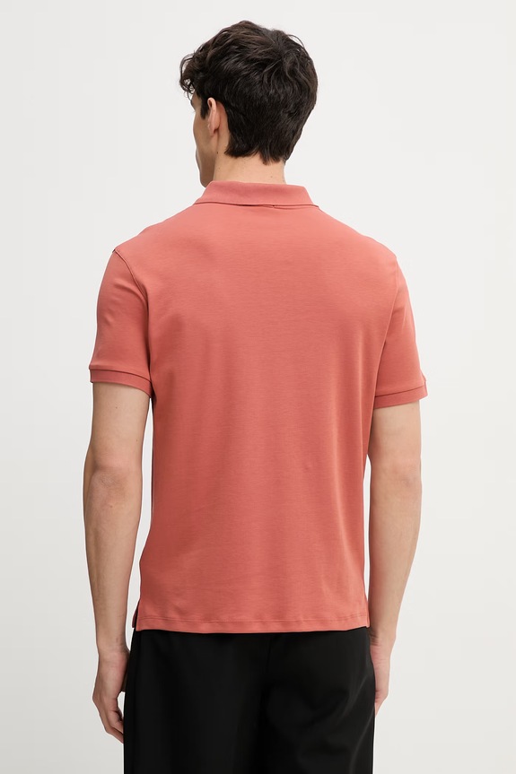 Îmbrăcăminte Calvin Klein polo pentru bărbați, din bumbac LV04LE255G maro