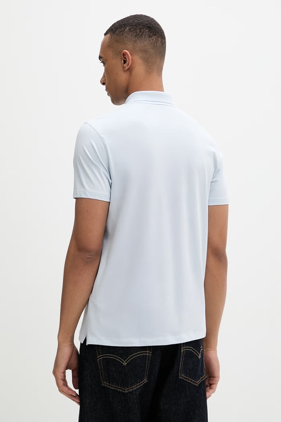 Îmbrăcăminte Calvin Klein polo pentru bărbați, cu bumbac LV04LF200G albastru