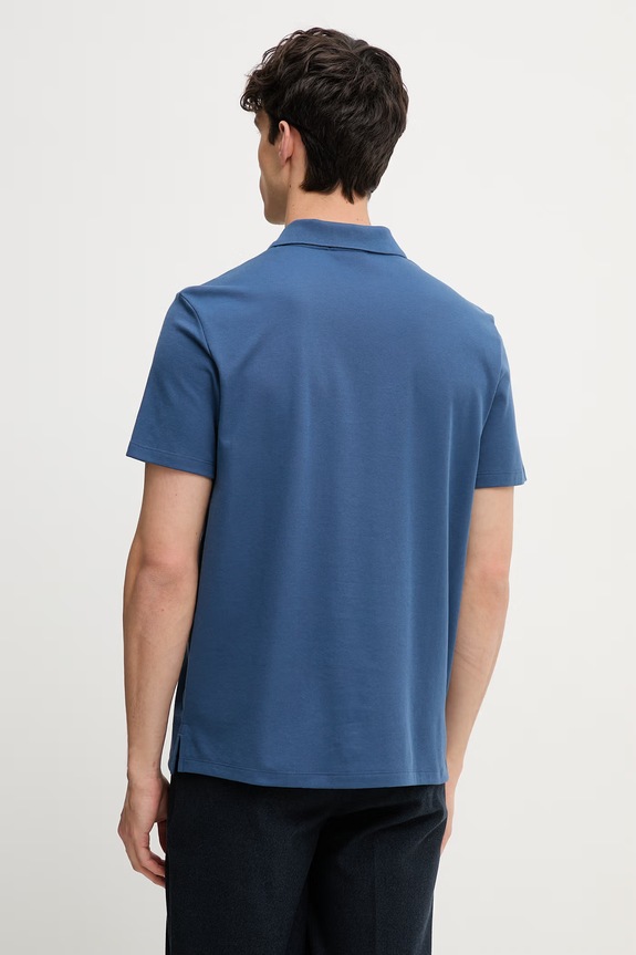 Îmbrăcăminte Calvin Klein polo pentru bărbați, din bumbac LV04LF208G bleumarin