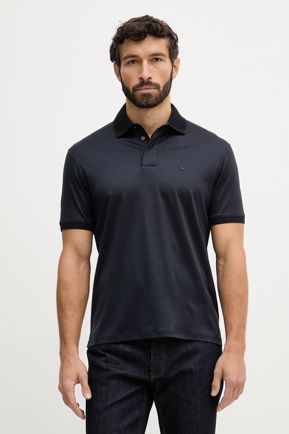 Polo Emporio Armani Brez vzorca mornarsko modra EM004588.AF10017