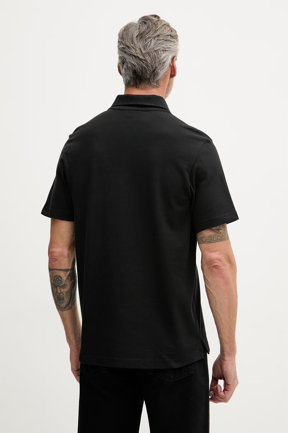 Oblečení Calvin Klein Jeans polo pánské bavlněné LV04RF209G černá