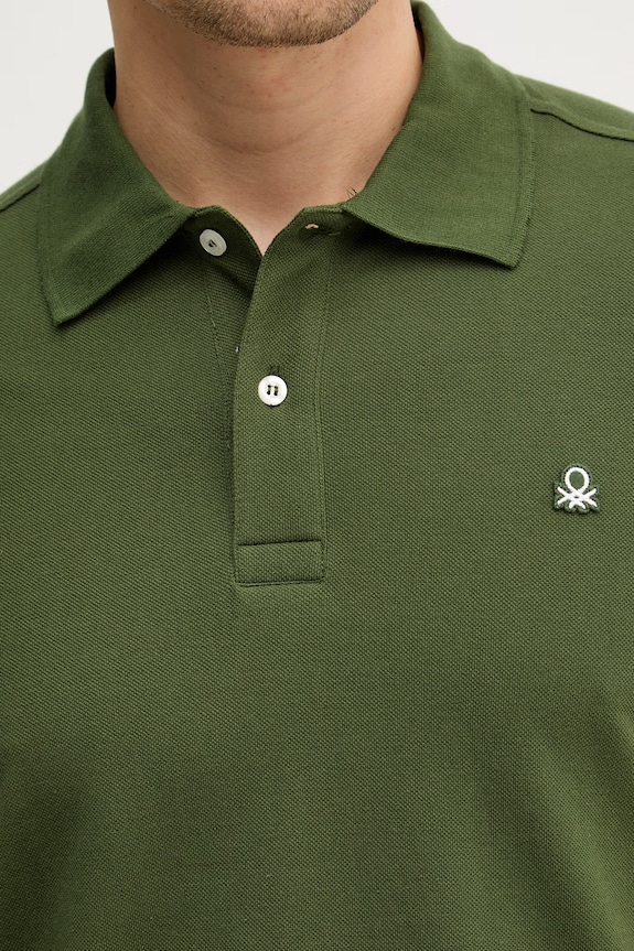United Colors of Benetton polo de bumbac 3089J3179. verde