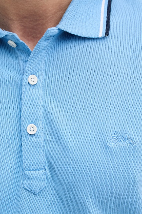 Lindbergh polo tričko pánske bavlnené 30.404010 modrá