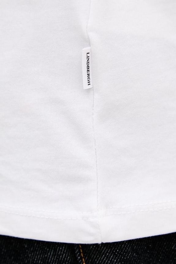 Lindbergh polo pentru bărbați, din bumbac cu elastan 30.404036A alb