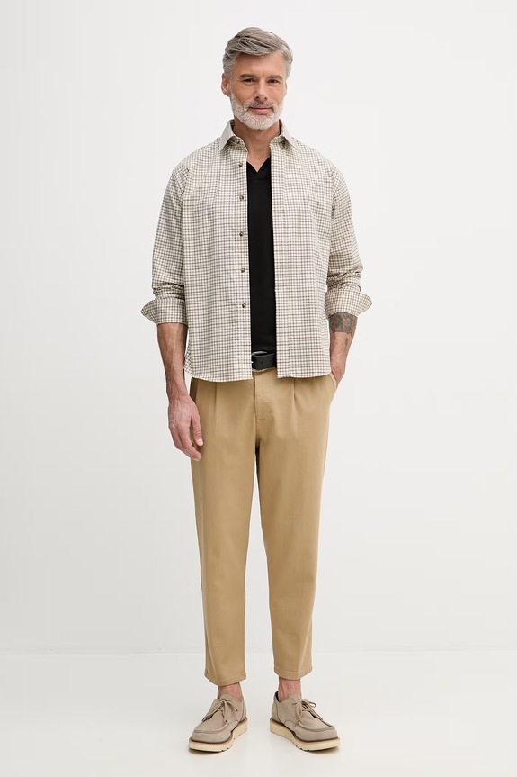 Lindbergh polo pentru bărbați, din bumbac cu elastan 30.404036A negru SS26