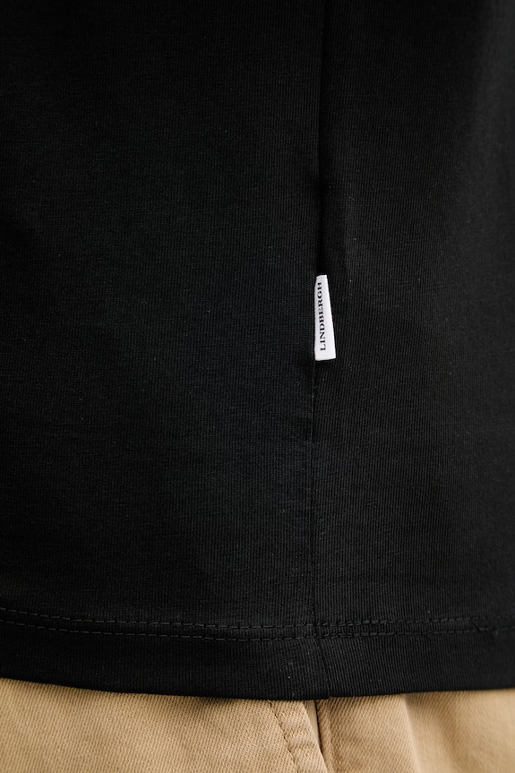 Lindbergh polo pentru bărbați, din bumbac cu elastan 30.404036A negru