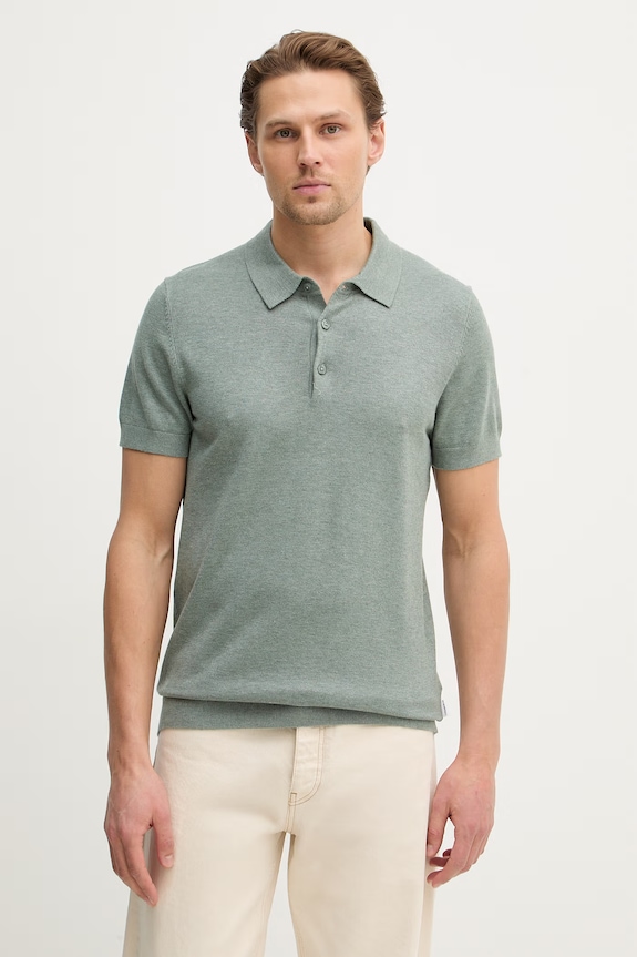 Lindbergh tricou polo regular verde 30.800159