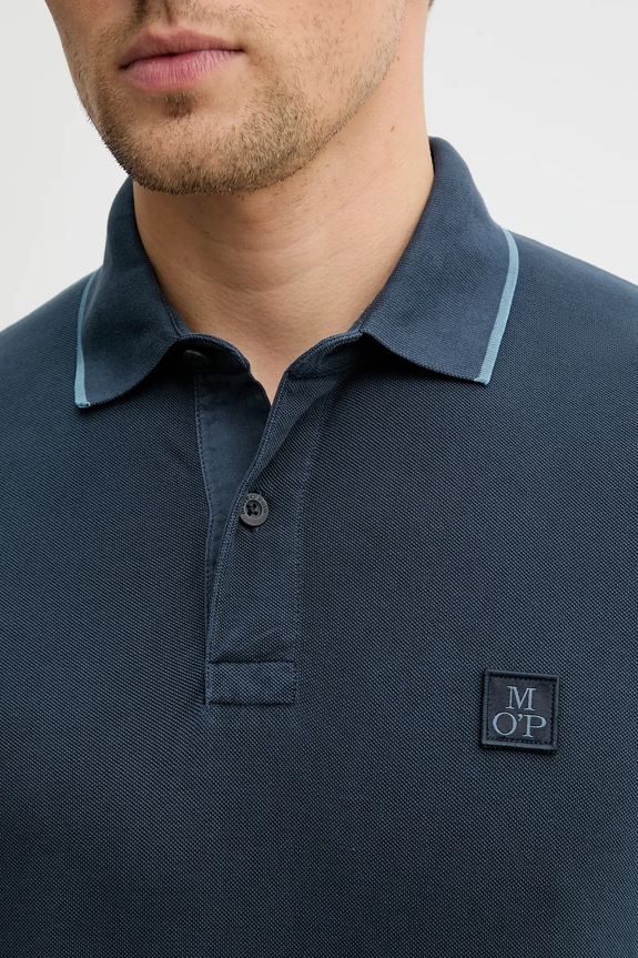 Marc O'Polo polo bawełniane 5000012668 granatowy