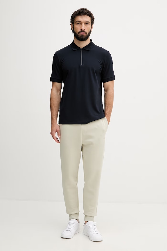 Fusalp polo męskie z bawełną ANATOLE J2145 granatowy SS26