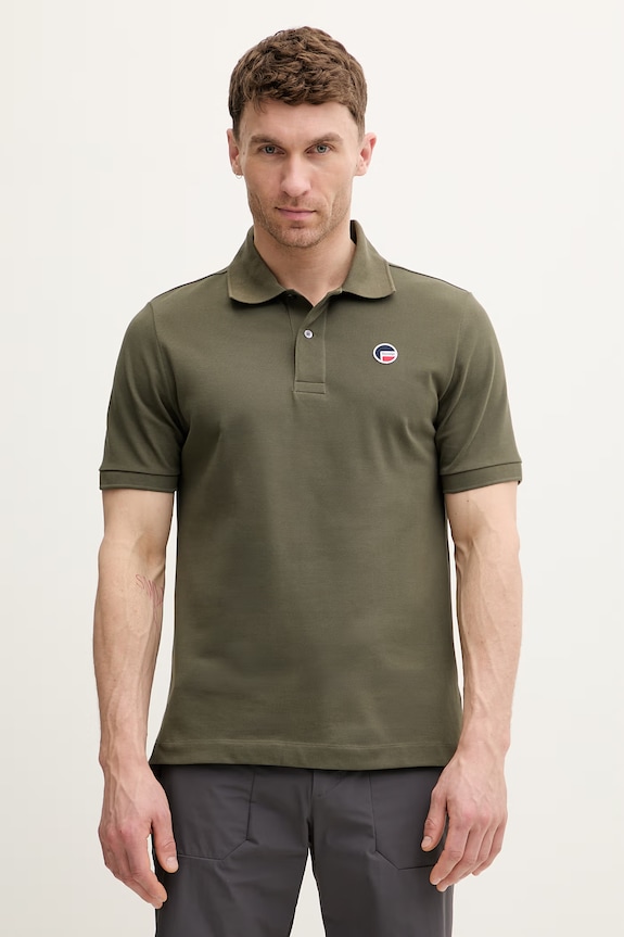 Fusalp polo męskie bawełniane GERLO zielony J2117
