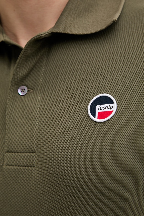 Fusalp polo męskie bawełniane GERLO J2117 zielony