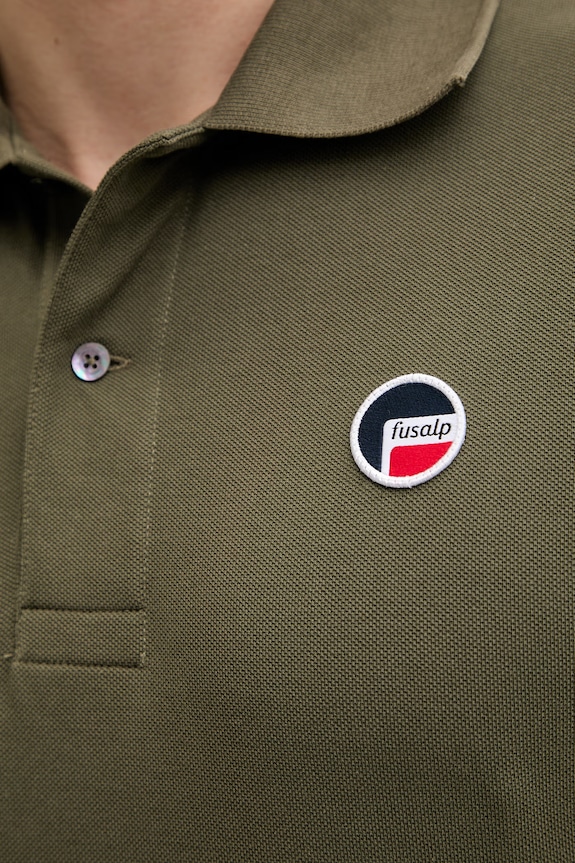 Fusalp polo męskie bawełniane GERLO J2117 zielony