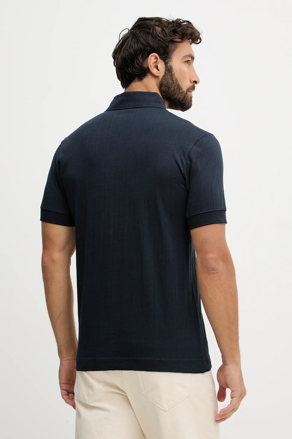 Ρούχα Βαμβακερό μπλουζάκι πόλο Lindbergh 30.404062 σκούρο μπλε