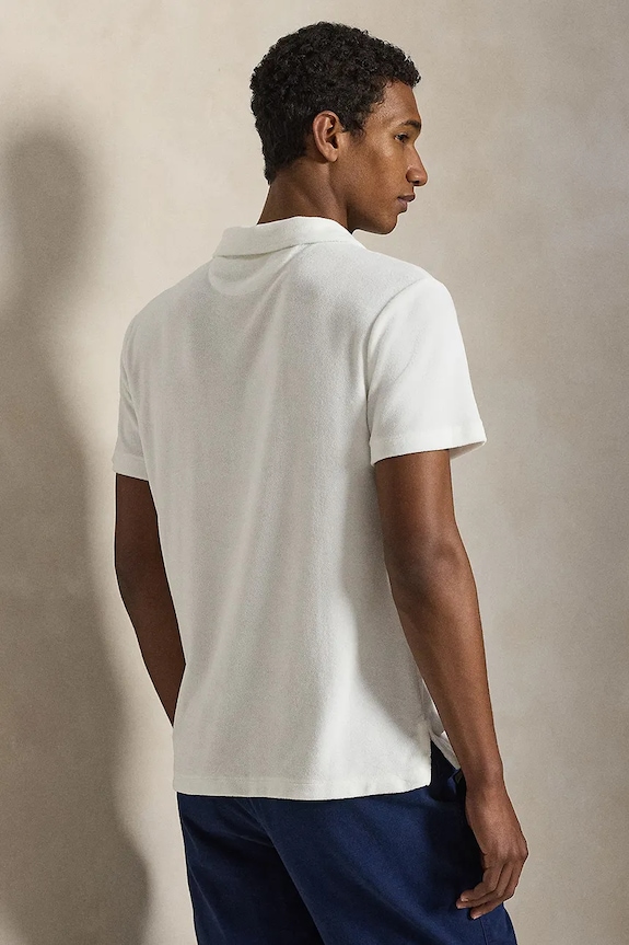 Polo Ralph Lauren tricou polo 710A12491 alb SS26