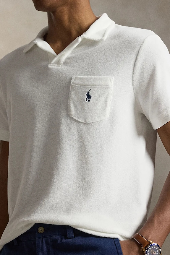 Polo Ralph Lauren tricou polo alb 710A12491