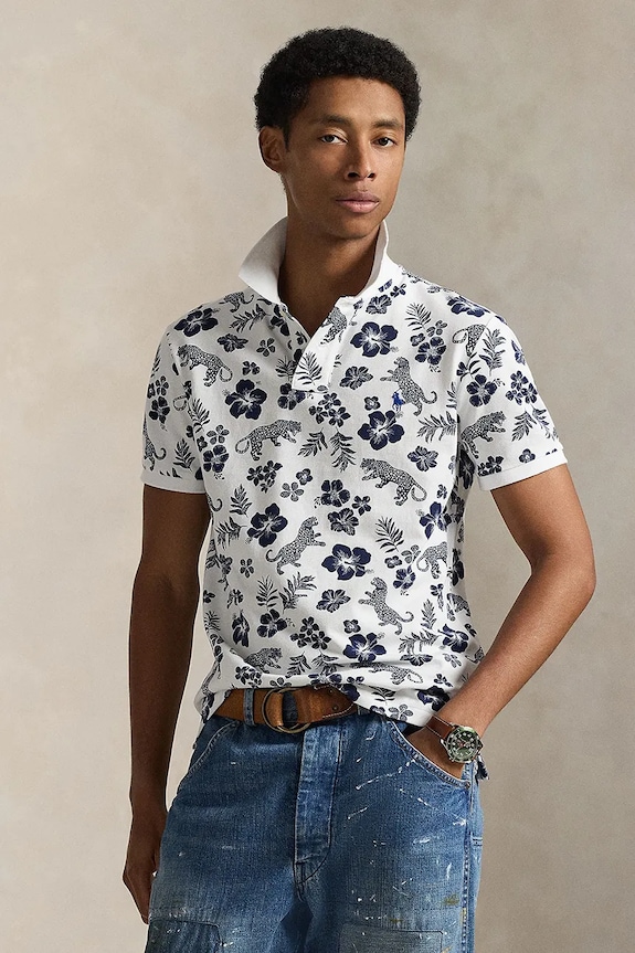 Polo Ralph Lauren polo de bumbac regular violet 710B13541
