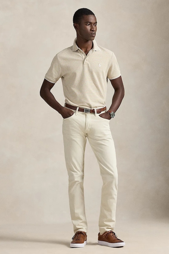 Oblečenie Polo tričko Polo Ralph Lauren 710A12308 béžová