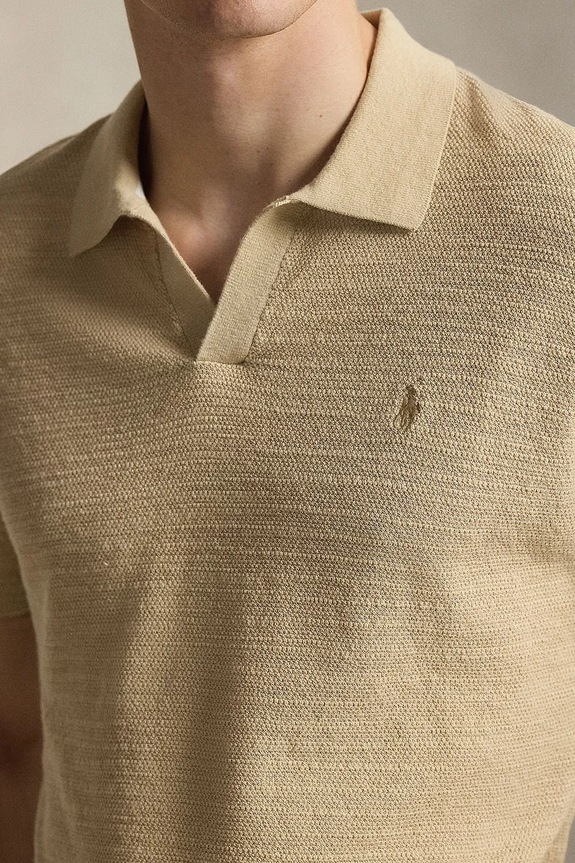 Polo Ralph Lauren tricou polo din in maro 710B13891