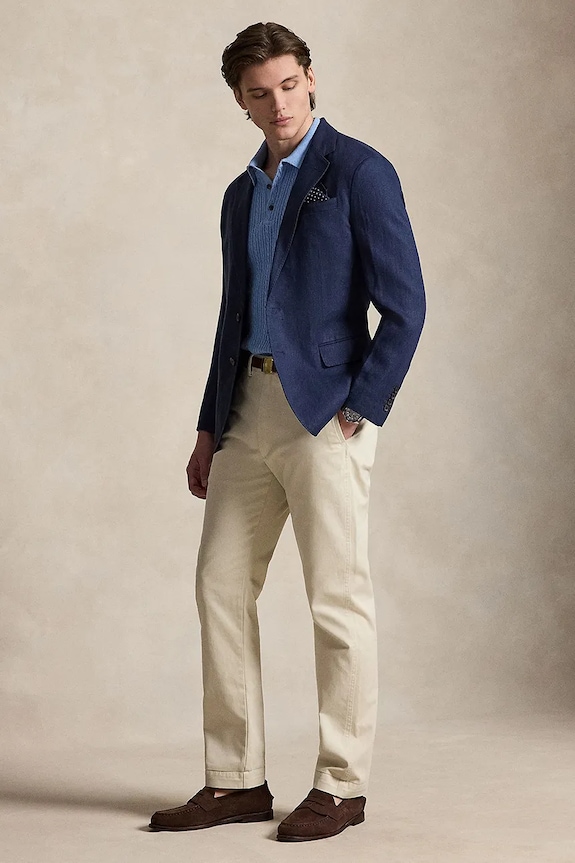 Bavlnené polo tričko Polo Ralph Lauren 710B13893 modrá