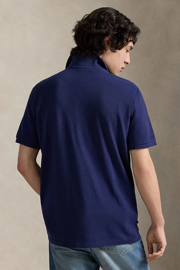 Bavlnené polo tričko Polo Ralph Lauren 710B14620 modrá SS26