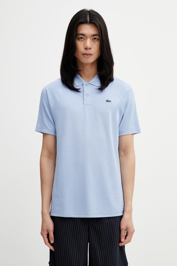 Lacoste tricou polo uni albastru DH0159
