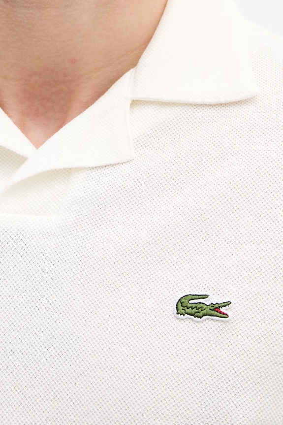 Lacoste polo bărbați cu amestec de in PH2449 bej