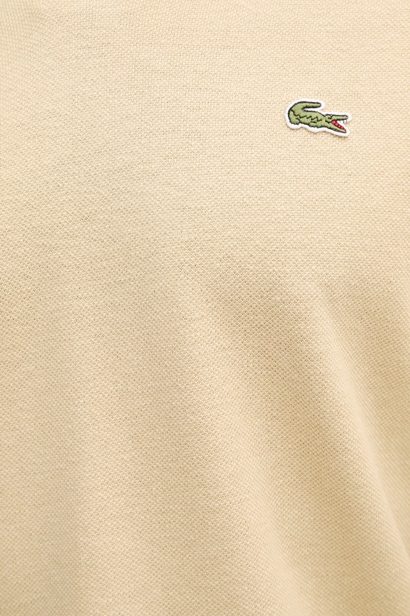 Lacoste polo tričko pánske s prímesou ľanu PH2449 béžová