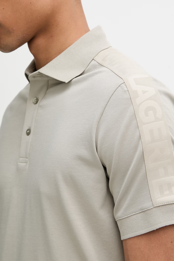 Karl Lagerfeld polo pentru bărbați, cu bumbac 562235.745019 verde