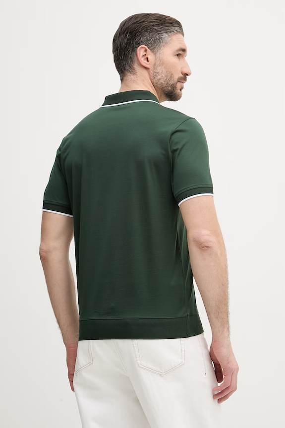 Oblečení Karl Lagerfeld polo pánské bavlněné 562200.745080 zelená