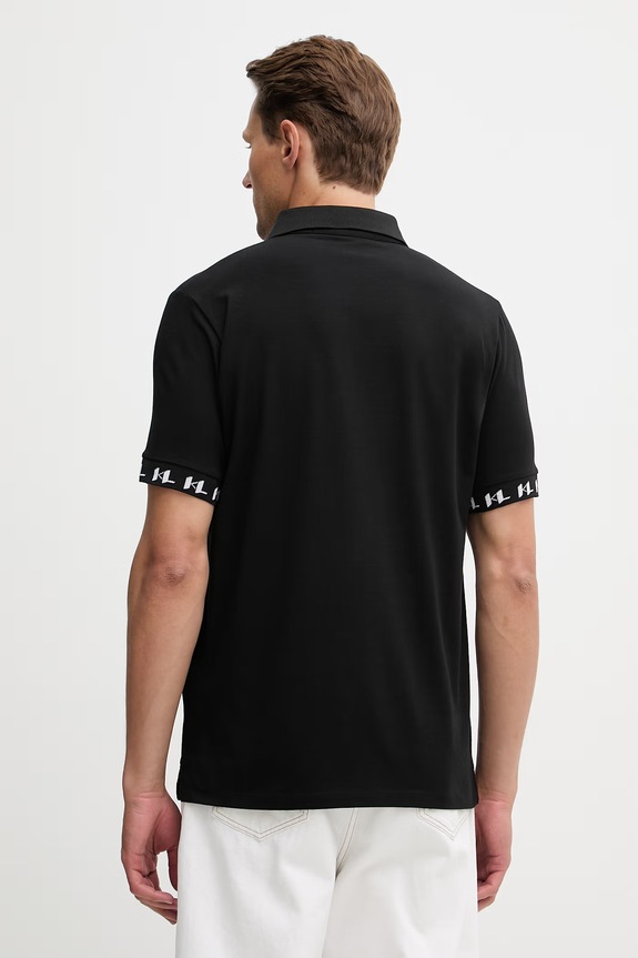 Odzież Karl Lagerfeld polo 562221.745020 czarny
