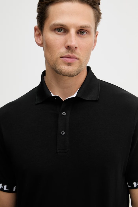 Karl Lagerfeld polo czarny 562221.745020