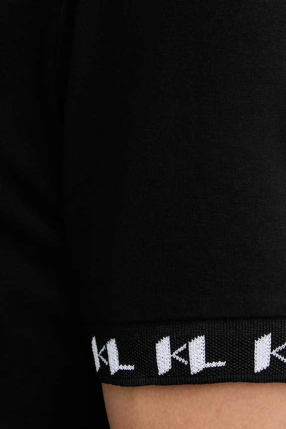 Karl Lagerfeld polo 562221.745020 czarny