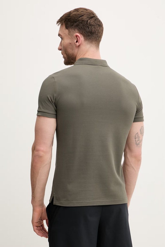 Odzież The North Face polo bawełniane Premium Slim NF0A8C1N21L1 zielony