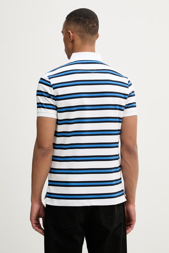 Odzież Tommy Hilfiger polo męskie MW0MW17771.. biały