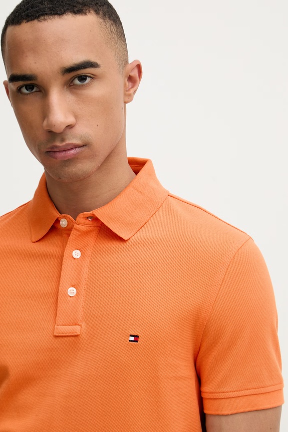 Tommy Hilfiger polo za muškarce MW0MW17771.. narančasta