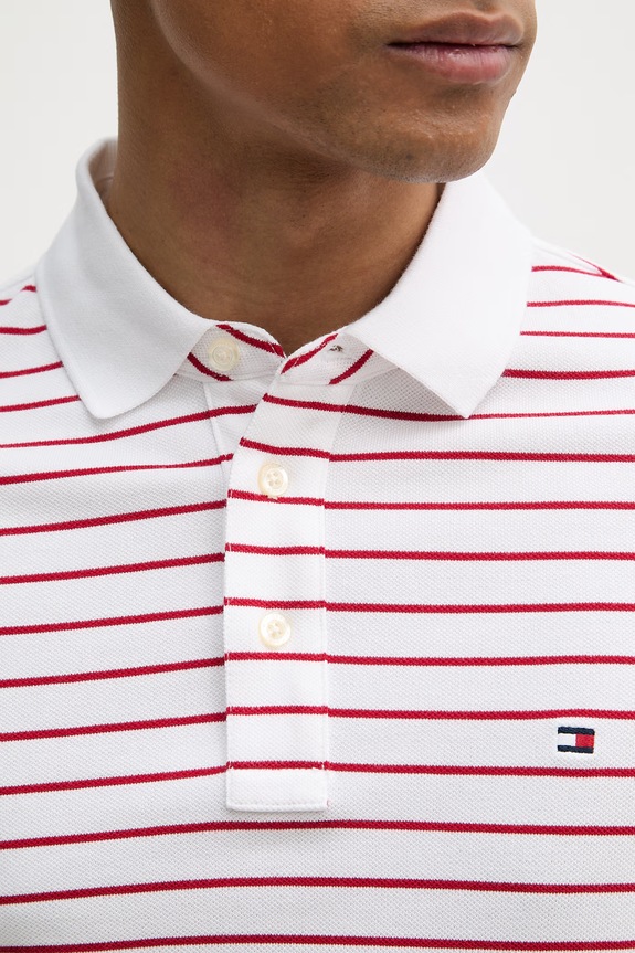 Tommy Hilfiger polo męskie MW0MW17771.. czerwony