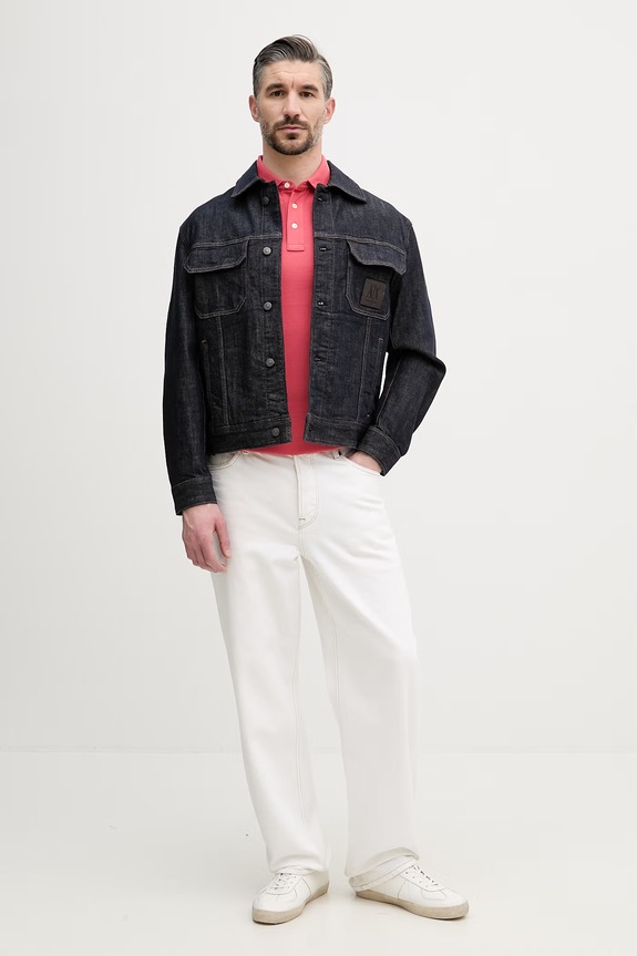 Tommy Hilfiger polo da uomo MW0MW17771.. rosa SS26