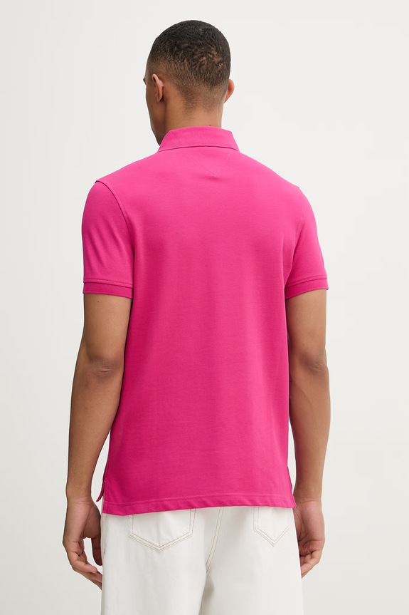 Odjeća Tommy Hilfiger polo za muškarce MW0MW17771.. roza