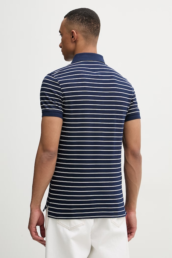 Odzież Tommy Hilfiger polo męskie MW0MW17771.. granatowy