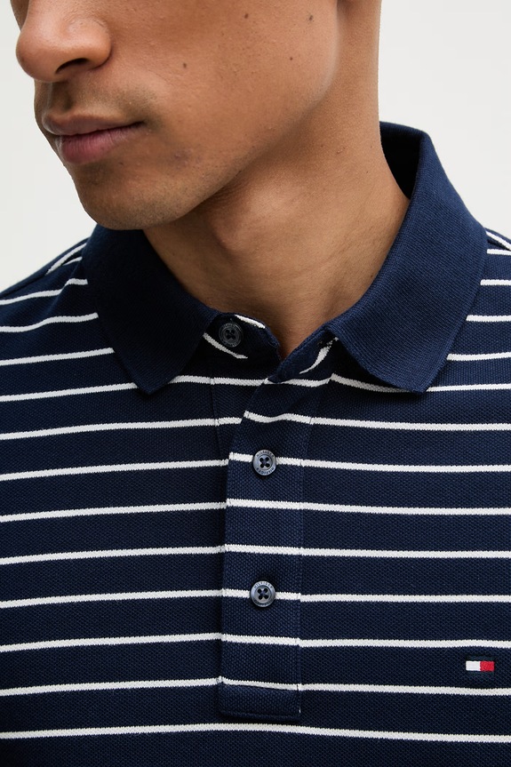 Tommy Hilfiger polo męskie MW0MW17771.. granatowy