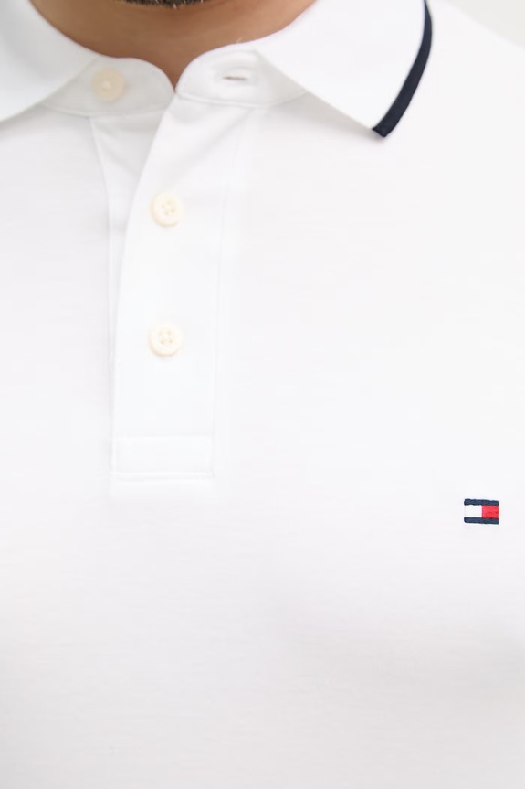 Tommy Hilfiger πόλο ανδρικό βαμβακερό MW0MW43144